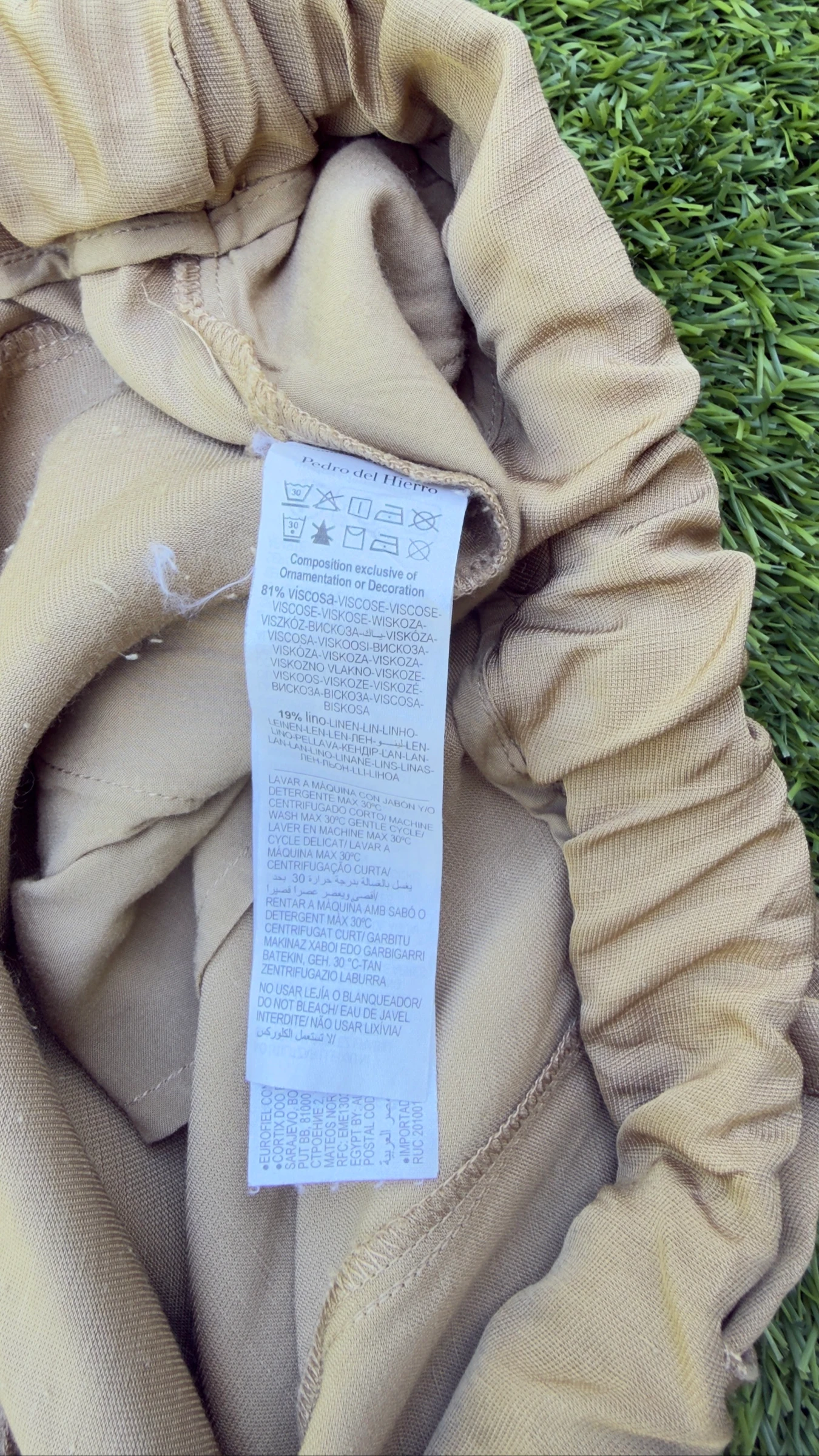 Pantalón color champán mujer talla 42 (Pedro del Hierro) – photo 6